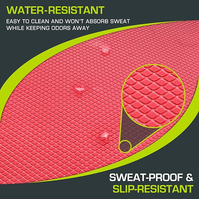 ProsourceFit Exercise Balance Pad – Non-Slip Cushioned Foam Mat & Knee Pad for Fitness and