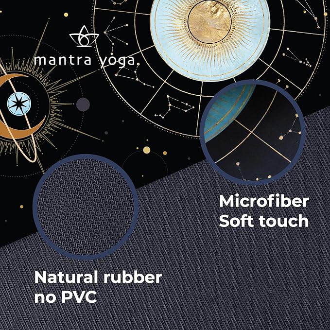 Mantra Yoga Travel PRO 1.5mm - Foldable Fitness & Exercise Mat with Bag | Lightweight, Compact &