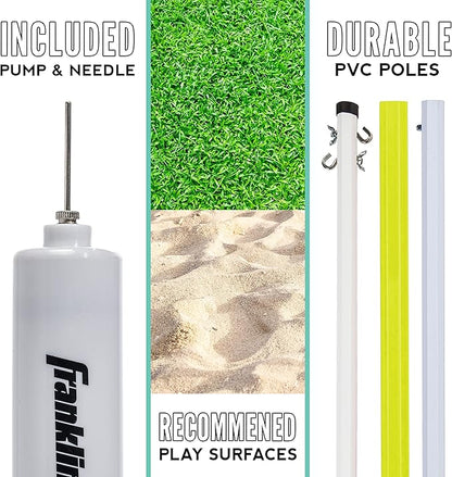 Franklin Sports Fun 5 Combo Outdoor Game Set - Backyard, Beach + Camping Games for Kids