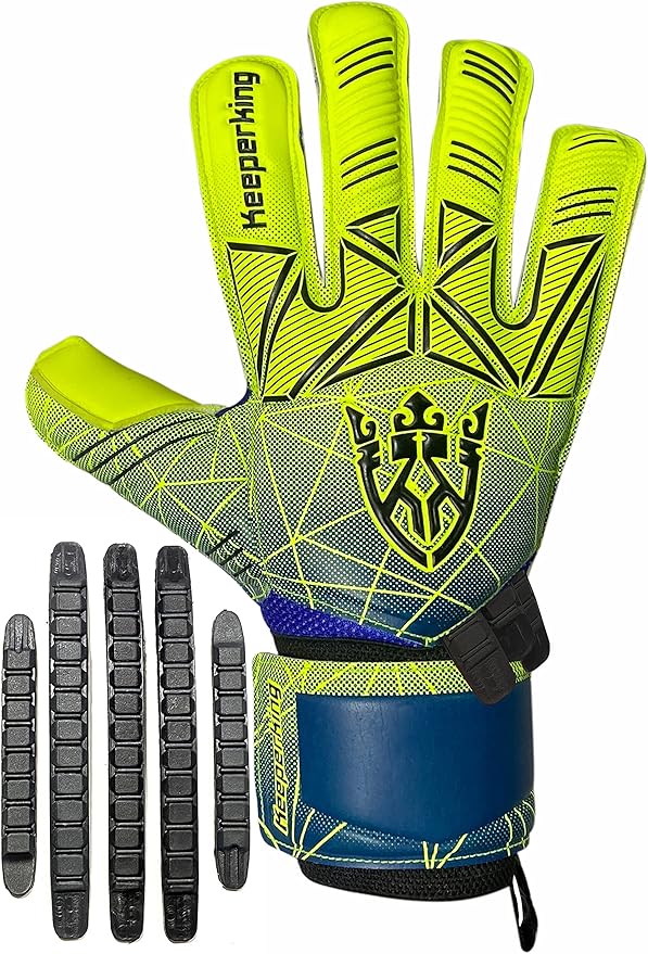 Soccer Goalie Goalkeeper Gloves for Kids Boys Youth & Adult,Latex Strong Grip Palms with Removable