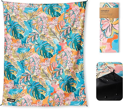 Nomadix Festival Blanket - Perfect for Picnics, Camping, & Lawn Seating - Plush Top & Water
