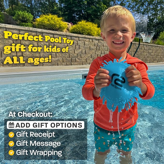 Soft Water Flying Disc for Kids – Sprays Water as it Flies! Fun Summer Water Toy for Beach Pool