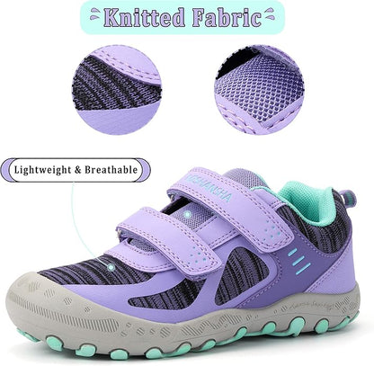Mishansha Kids Hiking Boots Toddler Girls Boys Hiking Shoes Water-Resistant Anti-Collision Non-Slip