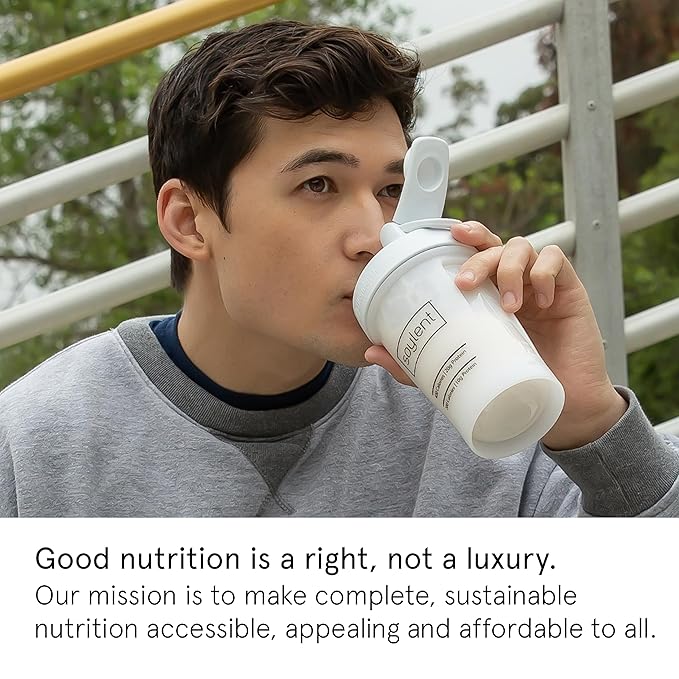 Soylent Complete Nutrition Meal Replacement Protein Powder, Original - Plant Based Vegan Protein