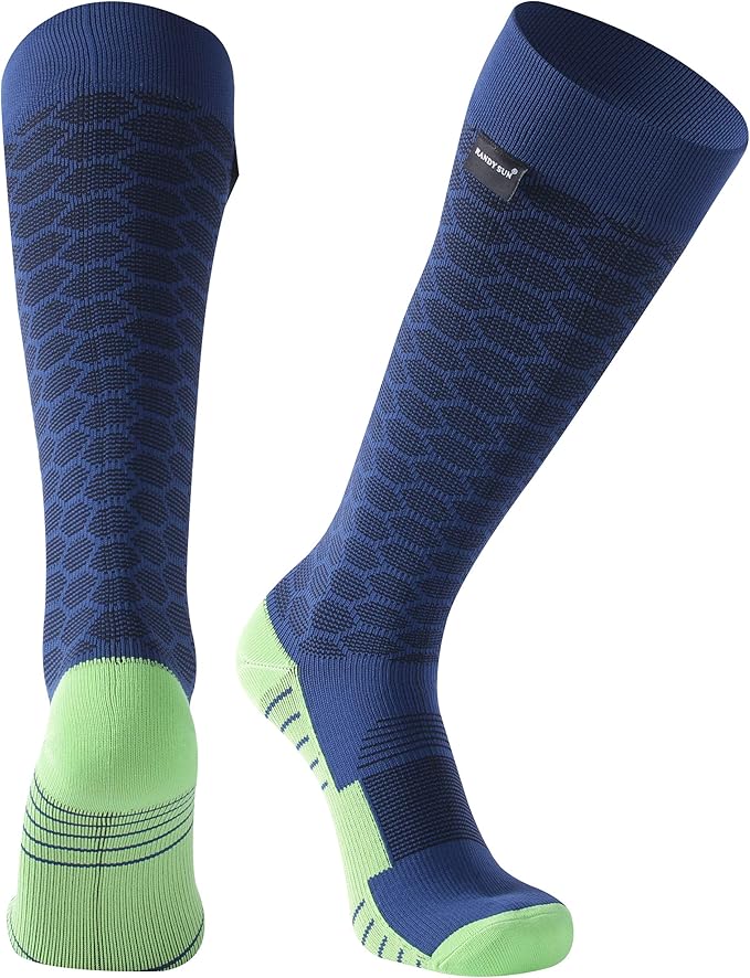 RANDY SUN Waterproof Skiing Socks, [SGS Certified] Unisex Knee High Breathable Hiking Trekking Sock