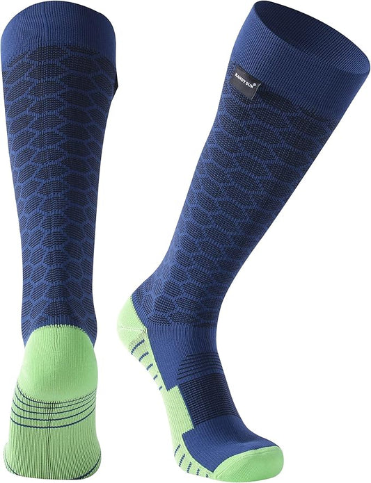RANDY SUN Waterproof Skiing Socks, [SGS Certified] Unisex Knee High Breathable Hiking Trekking Sock