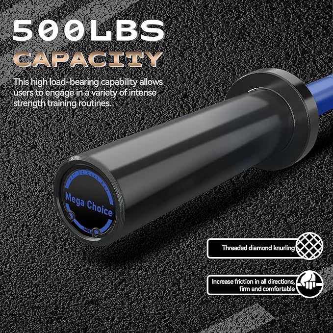 Barbell Bar for Weightlifting - 7FT Heavy Duty (1500LB/700LB), 4FT Short (500LB), 47" EZ Curl Bar