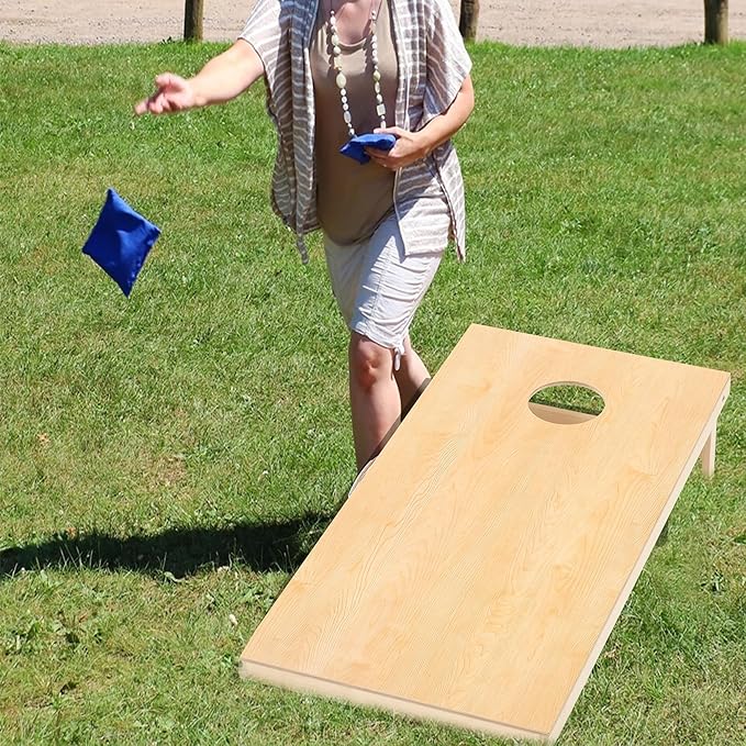 Cornhole Set 4'x2' Cornhole Board Sets with Bags Regulation Size, Corn Hole Games for Adults