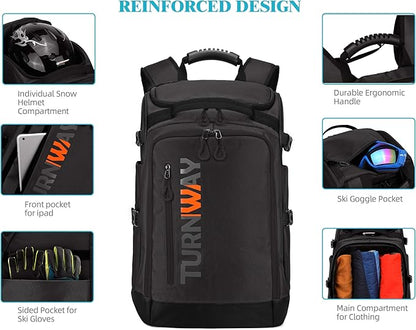 Ski/Snowboard Boot Bag/Skating Bag | Excellent for Store and Transport Gear, Jacket, Helmet