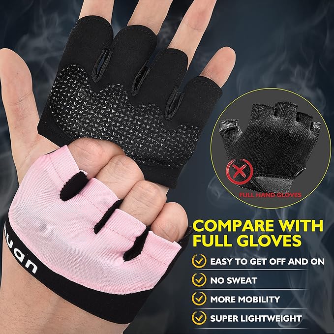 ihuan New Weight Lifting Gym Workout Gloves Men & Women, Great for Weightlifting, Exercise