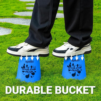 ropoda Giant Yard Pong,Yard Games with Durable Buckets and Balls, Outdoor Game with Carry Bag for