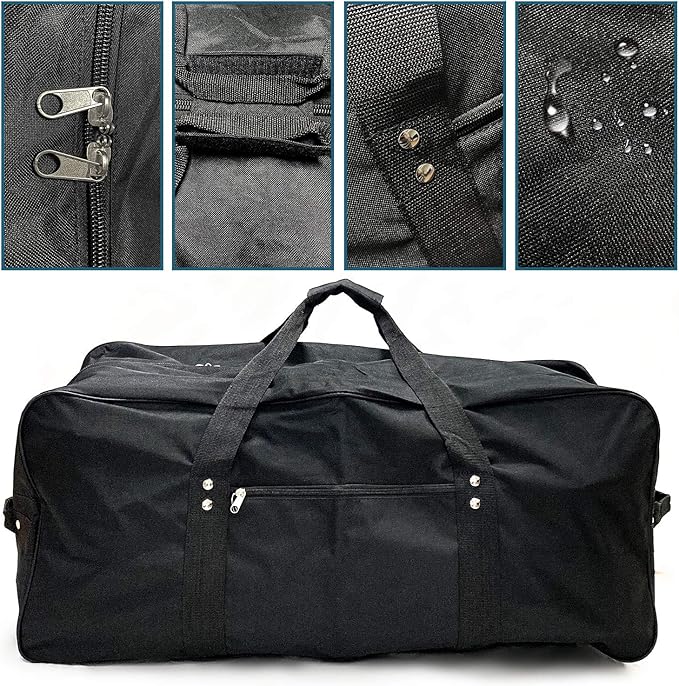 Extra Large Duffel Bag Lightweight Water Resistant Heavy Duty Duffle Bag Foldable Travel Duffle Bag