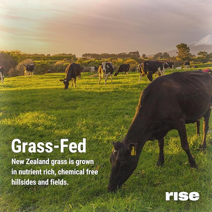 Rise Grass-Fed Whey Protein Powder - Mint Chocolate | 25g Protein No Artificial Flavors, Colors, or