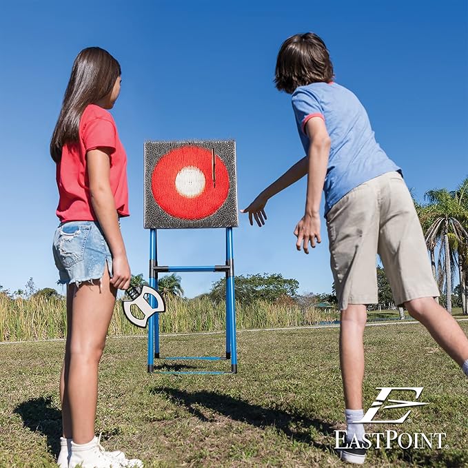 Eastpoint Axe Throw & Lawn Dart Target Sets - Bristle Axe Throwing Target & 2-in-1 Combo Backyard