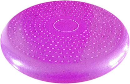 AppleRound Inflated Wobble Cushion with Hand Pump, Air Stability Board (Extra Thick), Core Balance