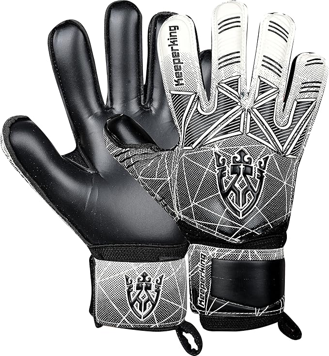 Soccer Goalie Goalkeeper Gloves for Kids Boys Youth & Adult,Latex Strong Grip Palms with Removable