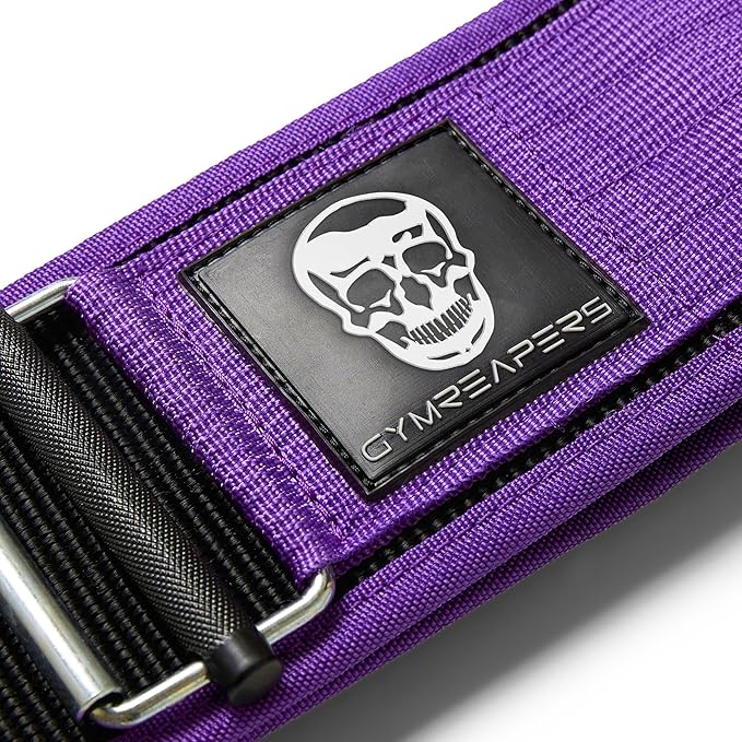 Gymreapers Quick Locking Weight Lifting Belt for Men Gym Belt for Powerlifting Deadlift Belt with 4