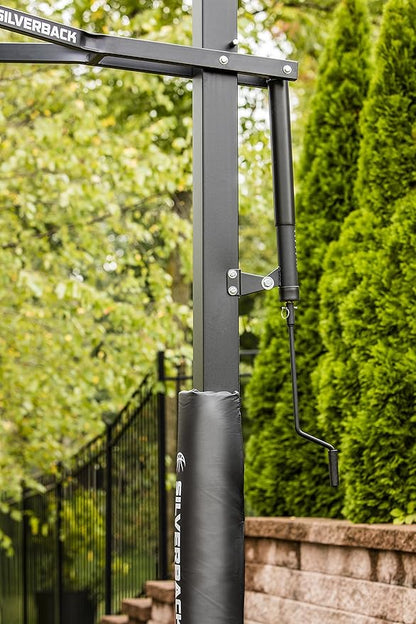 Silverback In-Ground Basketball Hoops, Adjustable Height Tempered Glass Backboard and Pro-Style Flex Rim. - Multiple Styles Available