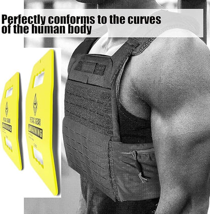 PETAC GEAR Tactical Weights Plates For Weighted Vest For Men Workout,5/10/15/20 LBS Weight Strength