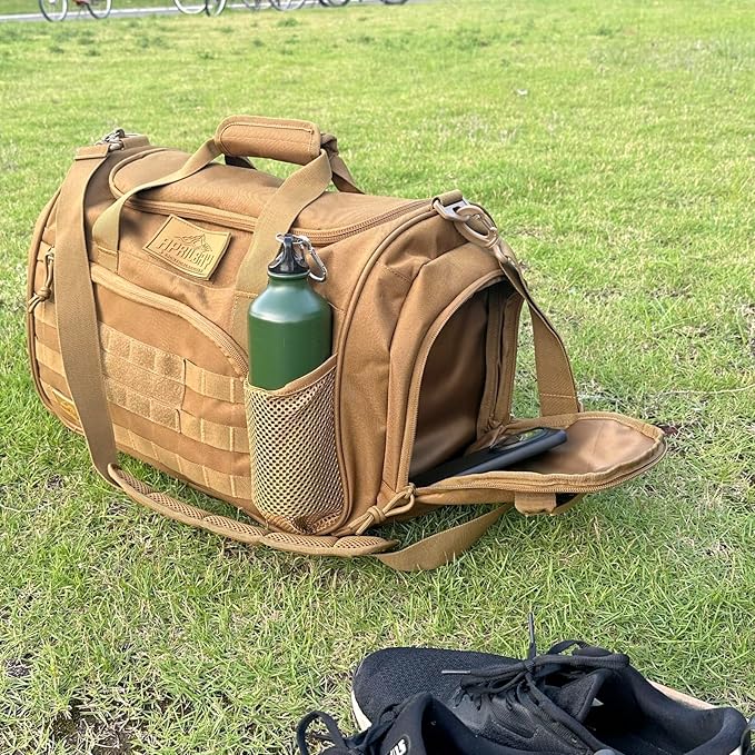 APRlLBAY Gym Bag Large Size 43L Training Bag Traveling With Luggage Strap Equipment Bag Tactical