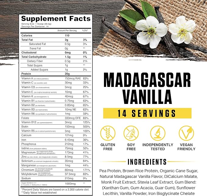 Ambrosia Planta - Premium Plant-Based Protein | Vegan & Keto Friendly | Gourmet Flavors with No