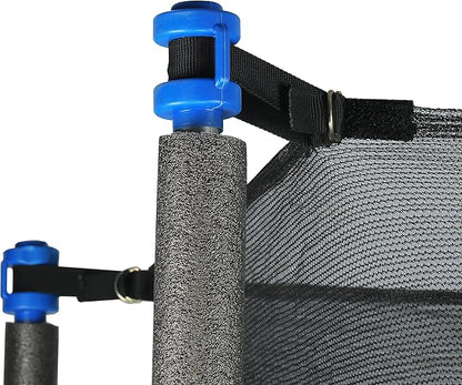 Trampoline Replacement Safety Enclosure Net for 6 Straight Poles Round Frame Trampolines