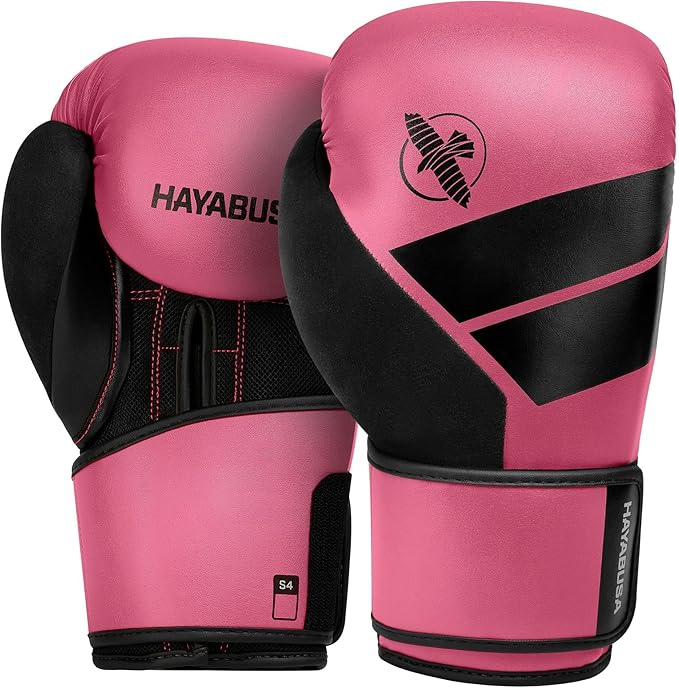 Hayabusa S4 PU Leather Boxing Gloves for Men, Women & Kids, 10oz, 12oz, 14oz, 16oz, Training