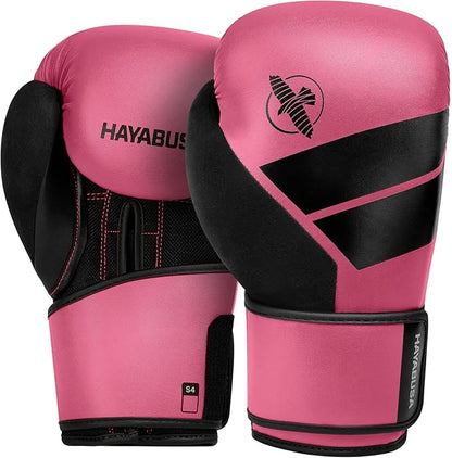 Hayabusa S4 PU Leather Boxing Gloves for Men, Women & Kids, 10oz, 12oz, 14oz, 16oz, Training