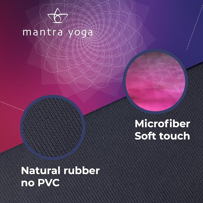 Mantra Yoga Travel PRO 1.5mm - Foldable Fitness & Exercise Mat with Bag | Lightweight, Compact &