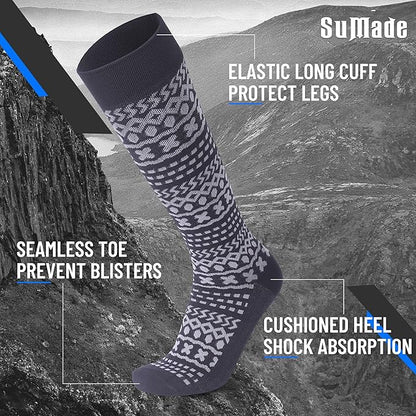 Waterproof Socks, Men Women Knee High Hiking Kayaking Socks 1 Pair