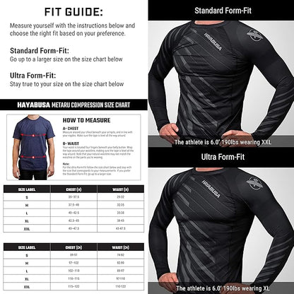 Hayabusa Metaru Long Sleeve Jiu Jitsu Rashguard