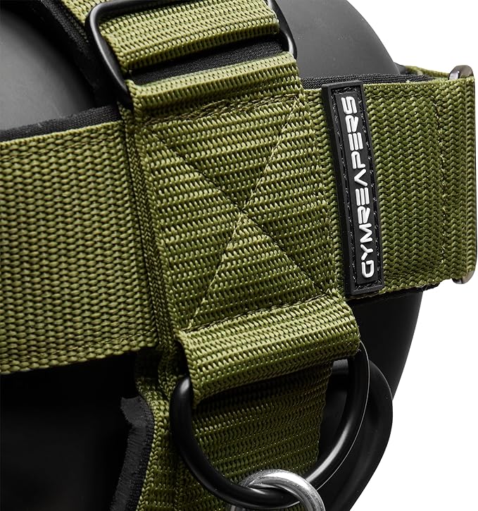 Gymreapers Neck Harness Weight Lifting - Neck Trainer Workout Equipment - Heavy Duty Stainless