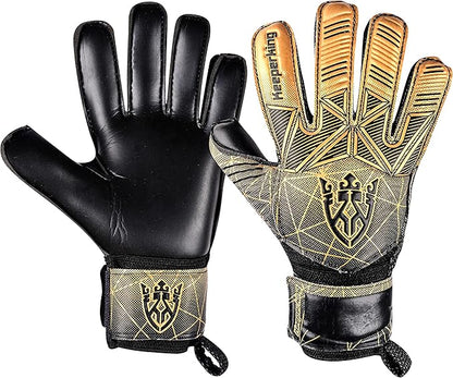 Soccer Goalie Goalkeeper Gloves for Kids Boys Youth & Adult,Latex Strong Grip Palms with Removable