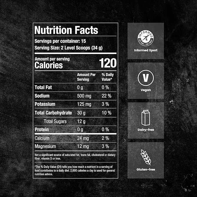 Precision Fuel PF 60 Carb & Electrolyte Drink Mix Powder for Hydration & Energy - Endurance Sports
