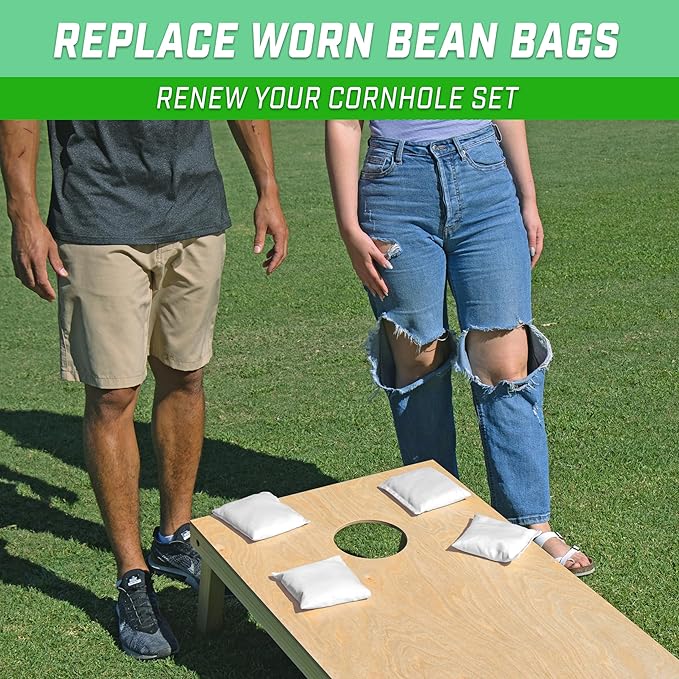 GoSports Classic Cornhole Bean Bags Set of 4-16 Colors Available - Regulation All Weather, Mix and