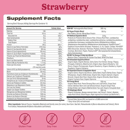 VitaHustle ONE Meal Replacement Shake - Plant Based Protein Powder by Kevin Hart - Vegan, Meal