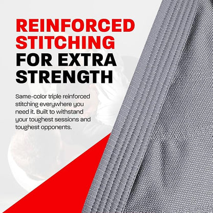 Hawk Sports Brazilian Jiu Jitsu Gi for Men and Women with Jacket, Pants, and White Belt for Martial