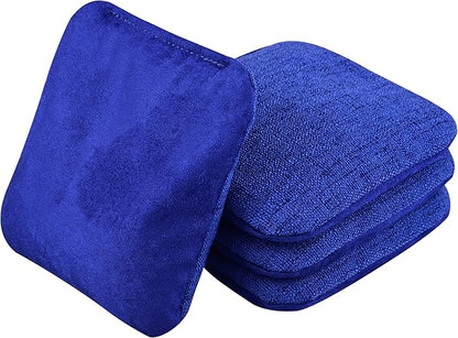Professional Dual Sided Cornhole Bags- 16 oz 6x6 w/Premium Resin Fill - Official Tournament