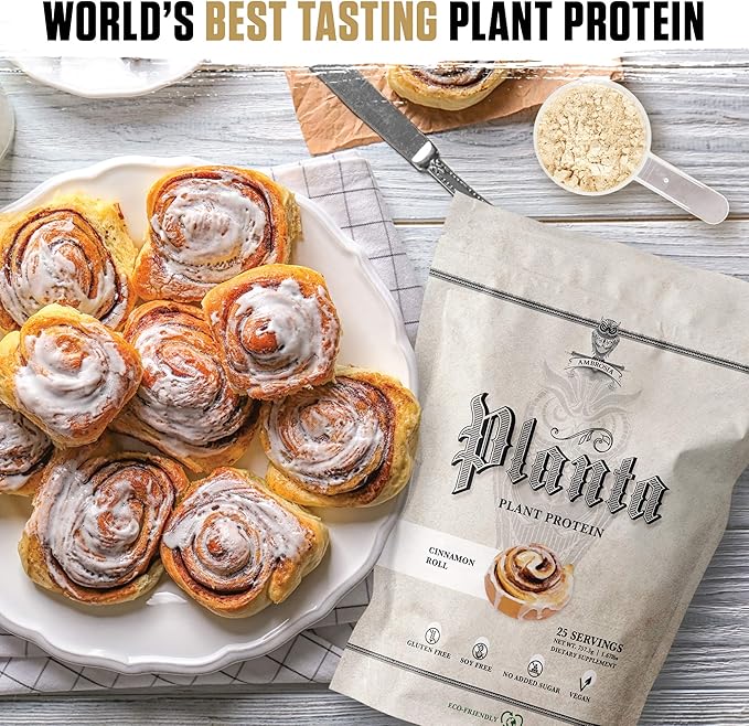 Ambrosia Planta - Premium Plant-Based Protein | Vegan & Keto Friendly | Gourmet Flavors with No