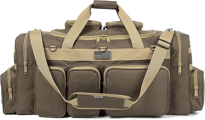 K-Cliffs Tactical Range Duffel Heavy Duty Large Gear Duffle Durable Quality Travel Sports Gym