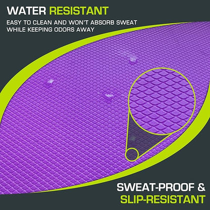 ProsourceFit Exercise Balance Pad ??Non-Slip Cushioned Foam Mat & Knee Pad for Fitness and