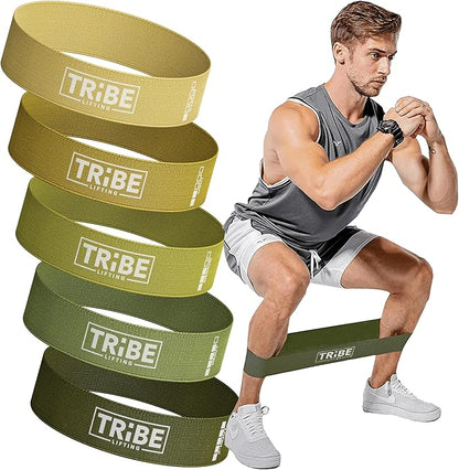 Fabric Resistance Bands for Working Out - Booty Bands for Women and Men - Exercise Bands Resistance