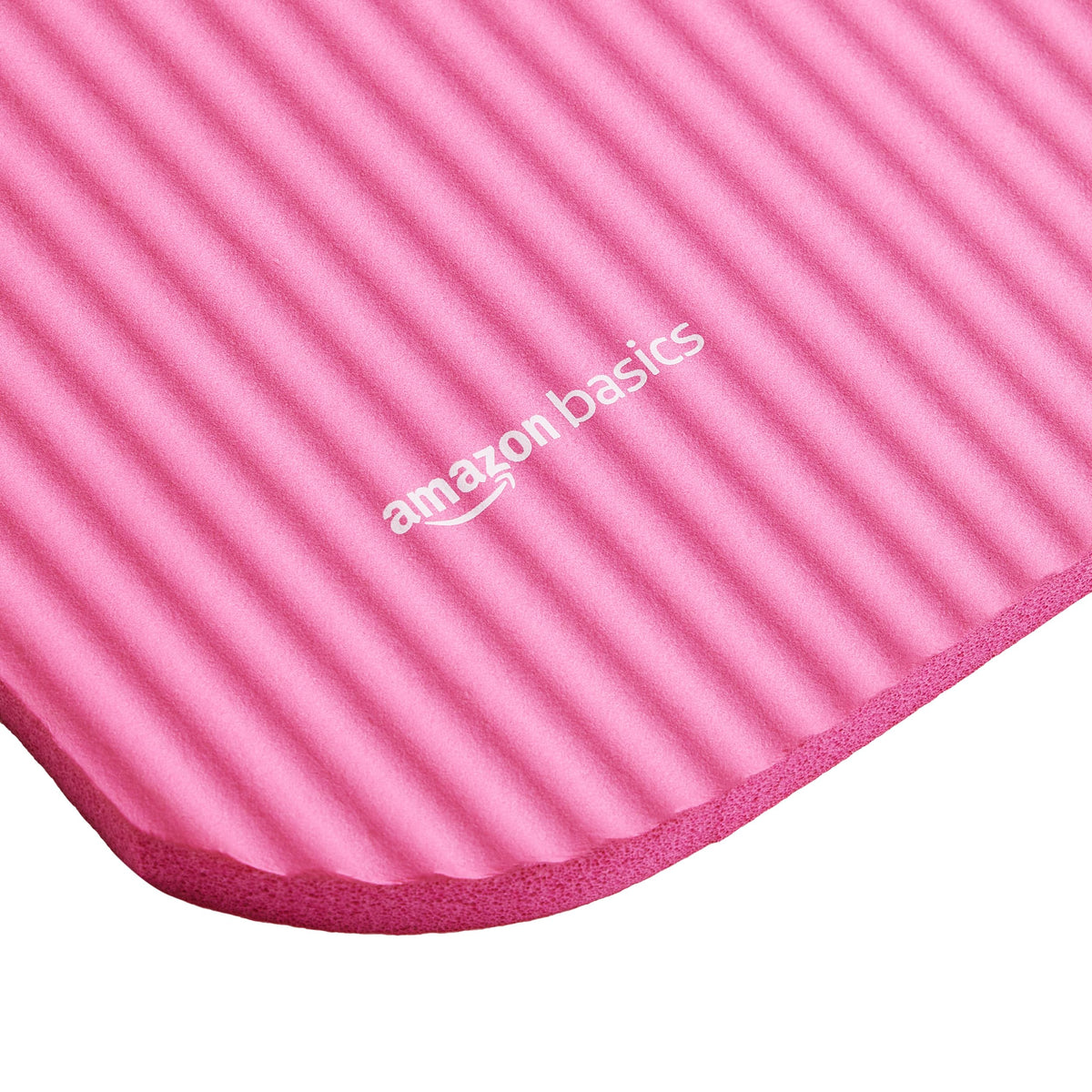 Amazon Basics 1/2 Inch Extra Thick Exercise Yoga Mat with Carrying Strap for Home Workouts and