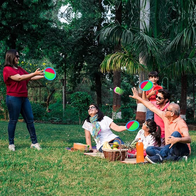 Ayeboovi Toss and Catch Ball Game Outdoor Toys for Kids Yard Games Beach Toys Outside Games for 3 4