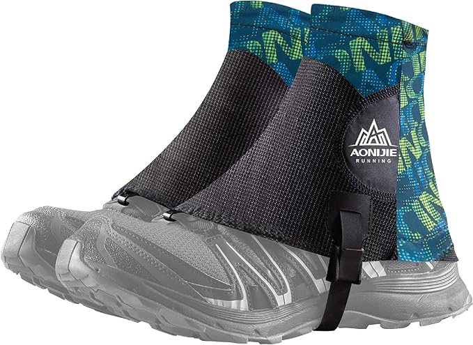 Azarxis Trail Gaiters Low Ankle Gators Shoes Boots Cover Breathable & Sand Protection for Men Women