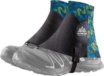 Azarxis Trail Gaiters Low Ankle Gators Shoes Boots Cover Breathable & Sand Protection for Men Women