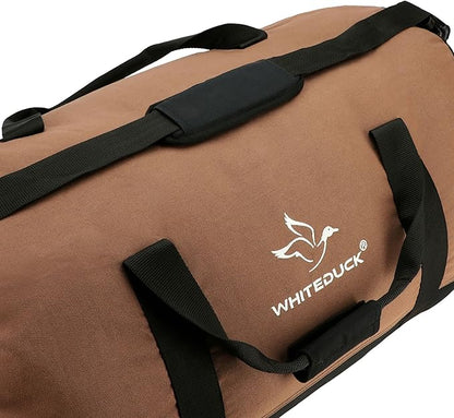 WHITEDUCK Heavy Duty Canvas Duffel Bag for Men and Women - Foldable Military Army Style Duffel Bag