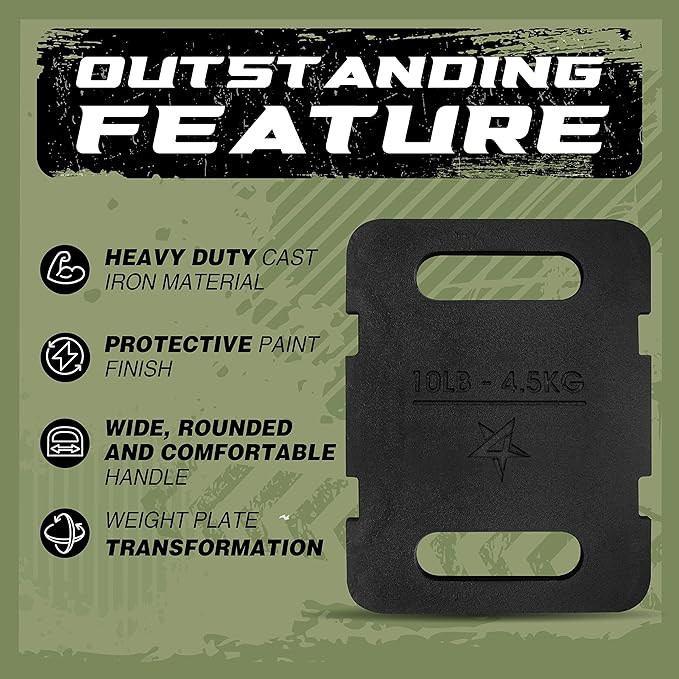 Yes4All Adjustable Ruck Weight with Straps for Rucking, Swings, Squat & Strength Training