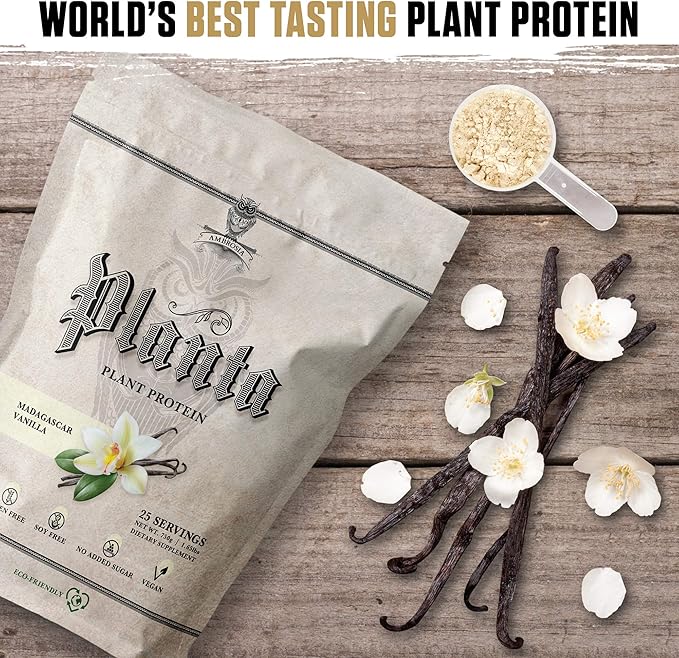 Ambrosia Planta - Premium Plant-Based Protein | Vegan & Keto Friendly | Gourmet Flavors with No