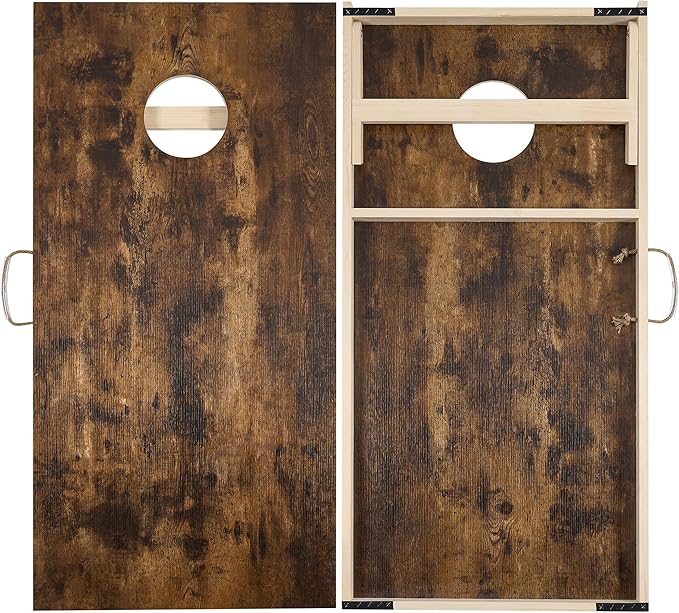 Cornhole Set 4'x2' Cornhole Board Sets with Bags Regulation Size, Corn Hole Games for Adults